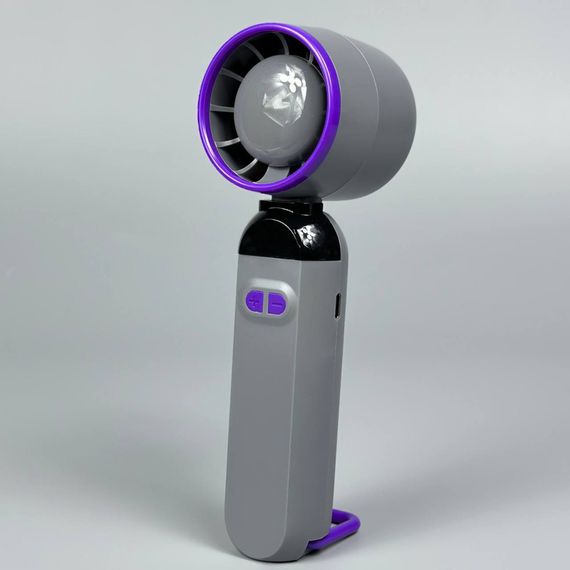Вентилятор портативний настільний ручний Handheld fan LY-937 із вбудованим акумулятором та з цифровим дисплеєм, 5 швидкостей | Зображення 3
