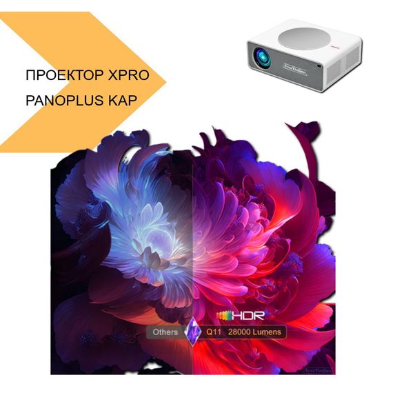 Універсальний Проектор з Автоматичною Корекцією Трапеції XPRO PANOPLUS KAP (Q11W_11699) | Зображення 1