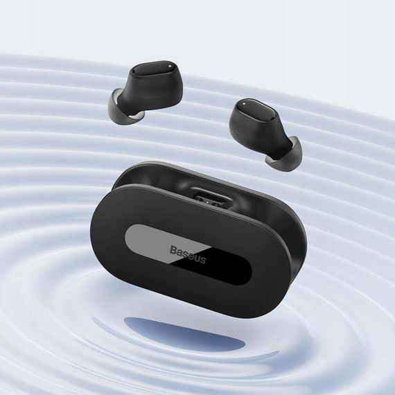 Беспроводные наушники Baseus Bowie EZ10 True Wireless Bluetooth Earphones Black | Зображення 4