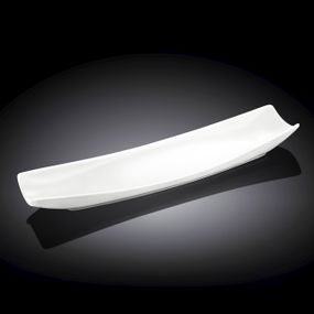 Блюдо порцелянове Wilmax WL-992623 прямокутне 35×11 см біле для сервірування та подачі