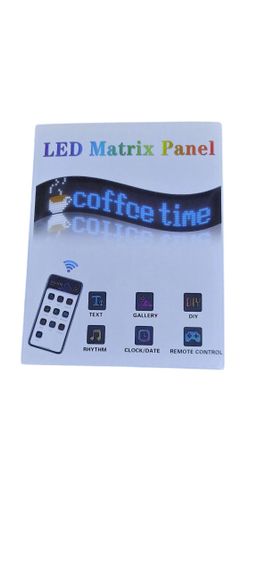 Гибкий экран LED Matrix Panel APP wifi rgb 192mm* 1330mm(16Х144) art-0569 | Зображення 3