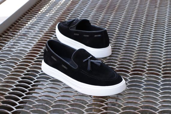 Стильні чоловічі лофери з чорного замшу 40 розмір | Зображення 2