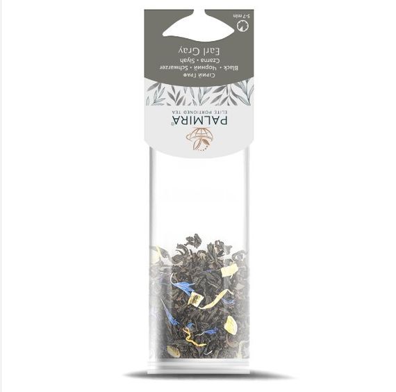 Чорний чай з бергамотом Palmira "Сірий Граф" (Earl Gray) - 10 шт. ДЛЯ ЗАВАРНИКА 40 грамів