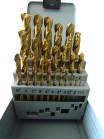 Набор сверл по металлу VULKAN 25 шт HSS TiN 16130