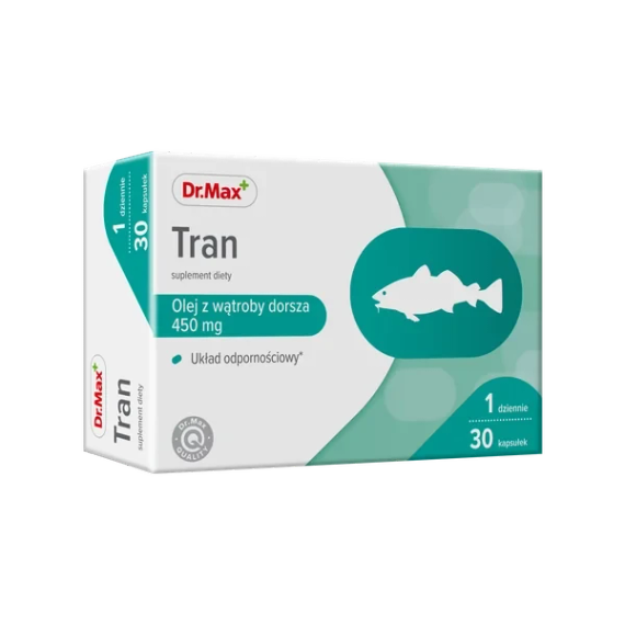 Тран капсули з печінки тріски Dr. Max 30