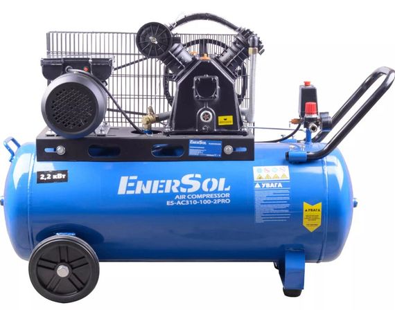 Компресор EnerSol повітряний ES-AC310-100-2PRO