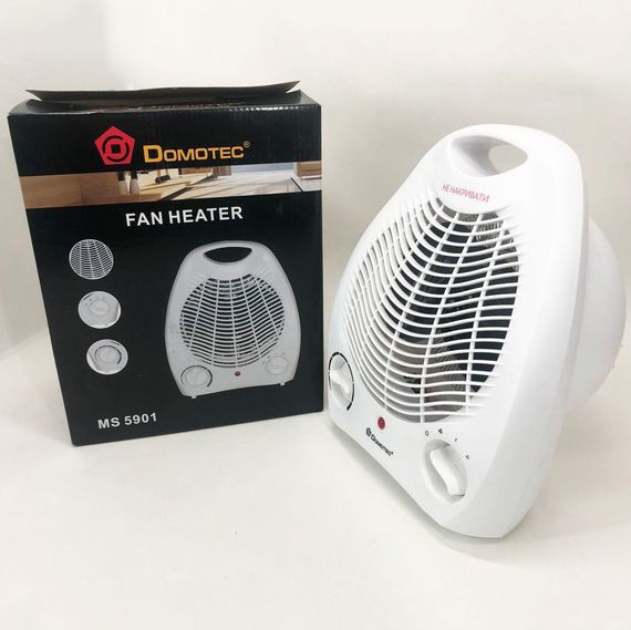 Обігрівач тепловентилятор (дуйка) Domotec MS-5901, Вітродуйка обігрівач, Електрична дуйка, 2 кВт | Зображення 4