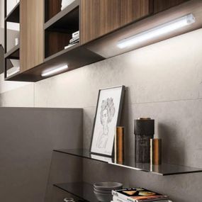 Світильник акумуляторний підвісний на магнітах 50см з датчиком руху Cabinet light Білий