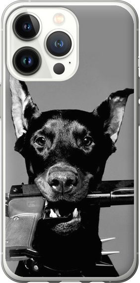 Чехол на iPhone 13 Pro Доберман "2745u-2372-17620"