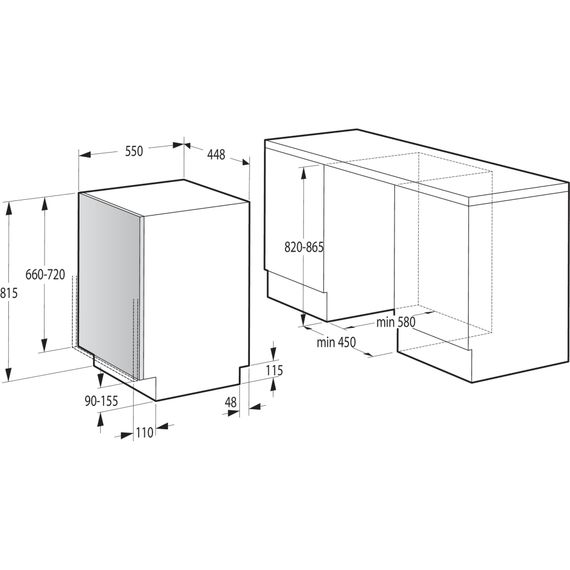 Посудомийна машина Gorenje GV520E10S | Зображення 4