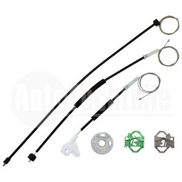 Ремкомплект стеклоподъемника переднего левого VW Caddy II 95-04/ Polo 95-01, AutoTechteile, 383 7037, 350103211000