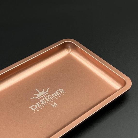 Лоток прямокутний для інструментів Designer (125 х 180 мм) колір бронзовий | Зображення 1