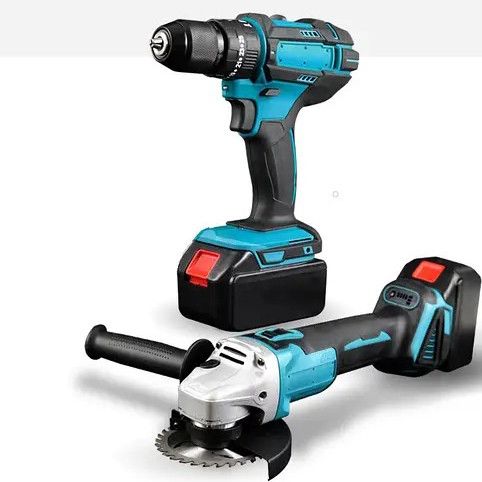 Набір 2 в 1 шуруповерт + гайковерт в валізі LH-110 2 акумулятори