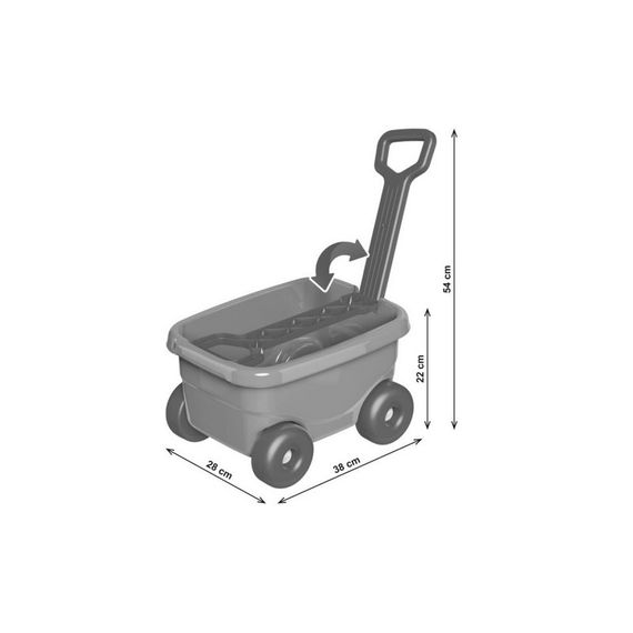 Дитячий конструктор "Візок" 1393TXK 50 деталей | Зображення 5