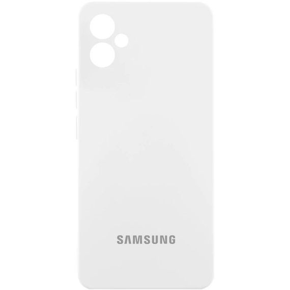 Чохол Silicone Cover Lakshmi Full Camera (AA) with logo для Samsung Galaxy A07 Білий / White