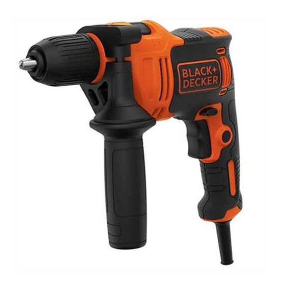 Дриль мережевий ударний BLACK+DECKER BEH550K | Зображення 1