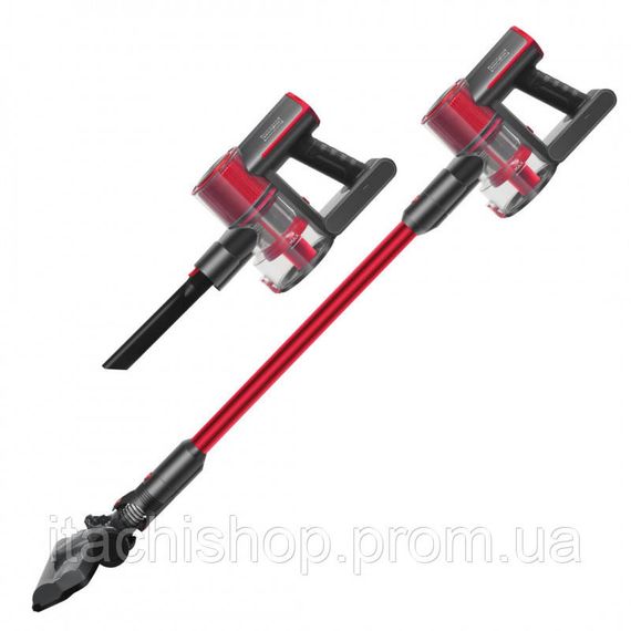 Бездротовий акумуляторний пилосос Royalty Line CVC-9316 Red / Червоний