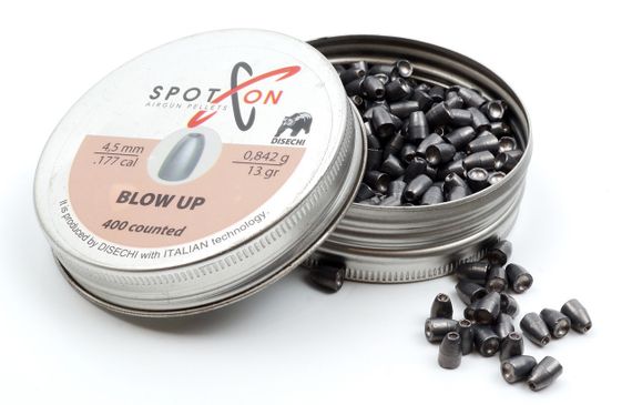 Пули Spoton Blow Up 0.84 гр кал.4.5мм 400шт Пули для пневматики Пульки для пневматики Пули пневматика Пульки