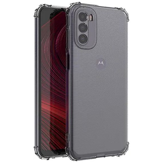 TPU чохол GETMAN Ease logo посилені кути Full Camera для Motorola Moto G31 Безбарвний (прозорий)