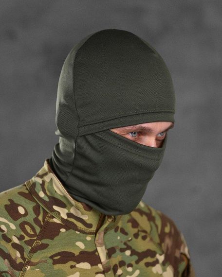 Балаклава мужская тактическая подшлемник  coolmax Олива ВТ1064