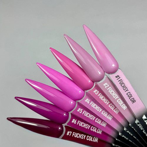 Гель-лак Victoria Avdeeva Fuchsy Color №7 (тёмный фиолетово-фуксиевый) 12 мл HEMA & TPO FREE | Зображення 1