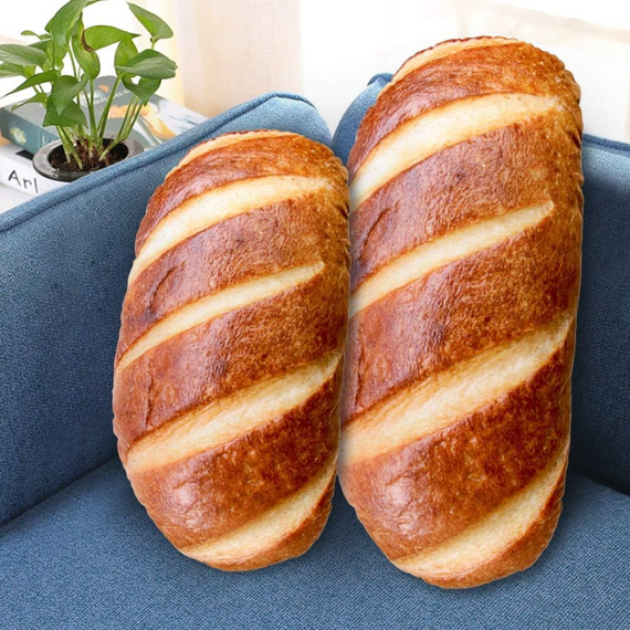 М'яка іграшка Батон, унікальна подушка обіймашка Хліб, зручна подушка для вагітних 60 см | Зображення 9