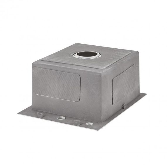 Мойка для кухни интегрированная Lidz Handmade H4050 (LDH4050BRU39258) Brushed Steel 3,0/1,0 мм | Зображення 4