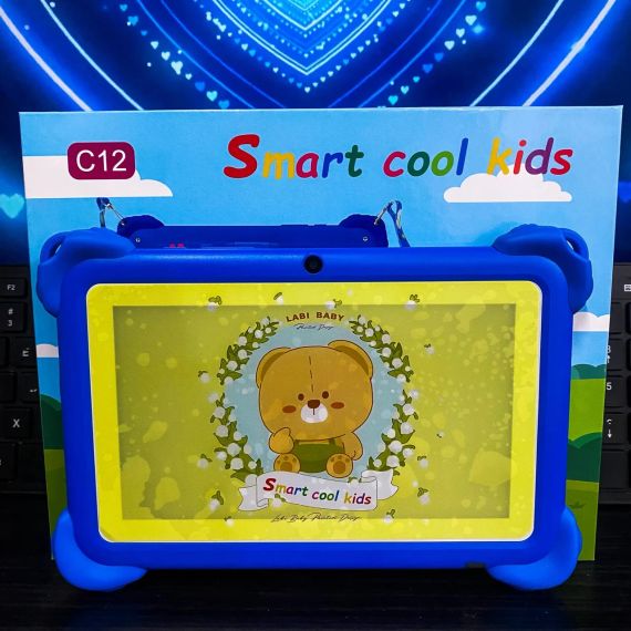 Планшет Smart Cool Kids C12 для детей, 8 ГБ ОЗУ, 256 ГБ ПЗУ, Android, 7 дюймов синий | Зображення 3