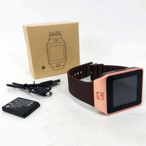 Смарт-годинник Smart Watch DZ09. TR-497 Колір: золотий | Зображення 7