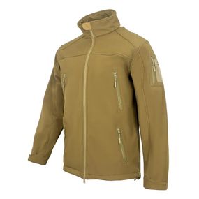 Куртка демісезонна SoftShell, фліс від -10 до +15 °С койот