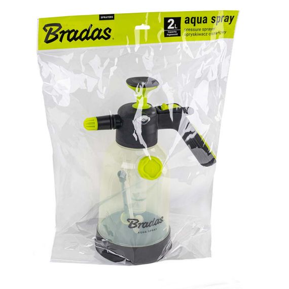 Пневматичний обприскувач Bradas AQUA SPRAY CLEAR, з бічним вливом, об'єм: 2 л (AS0200CL/SF) | Зображення 1