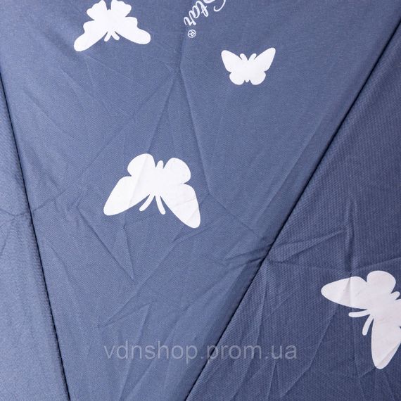 Парасолька напівавтомат з принтом міцна з поліестеру діаметр 97 см Синій HP-23-2BL | Зображення 9