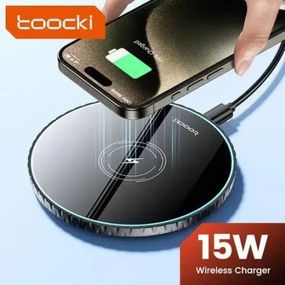 Бездротова зарядка для смартфона Toocki TQ-WL01 15Вт (чорна)