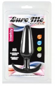 Анальная пробка - Lure Me Butt Plug L Black Sex Aura