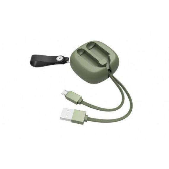 Кабель-брелок HAVIT HV-H640 Flexible Micro USB cable green | Зображення 1