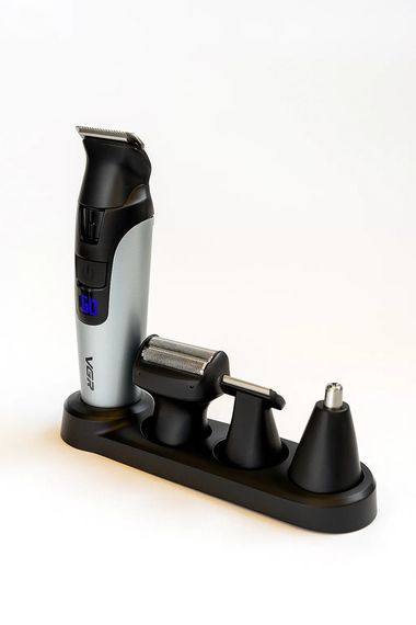 Набір для стрижки VGR 4 в 1 V-634 SILVER з LED Display та 4 насадками (47861-V-634_706)