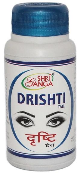 Дришти Шри Ганга, Drishti Shri Ganga, 120 таб, для улучшения зрения и глаз