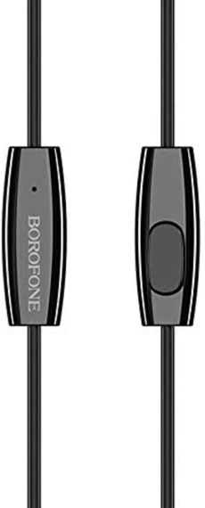 Навушники BOROFONE BM31 Mysterious universal earphones with mic Black | Зображення 2