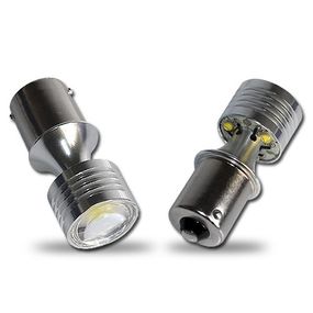 Світлодіодна автолампи жовта для поворотів 1156(P21W)-S25-BAU15s, 20W YELLOW (300Lm) (CREE LED)