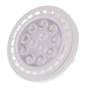 Лампа светодиодная LED 9W 12V G53 CW AR111 AC/DC