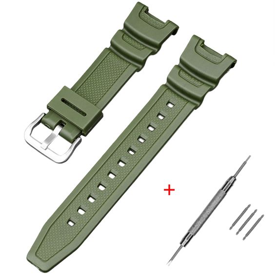 Ремінець для Casio SGW-100 Army Green SI