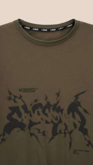 Футболка з принтом чоловіча LAWA P-MB02365 XL Болотний shop (2000999565205) | Зображення 1