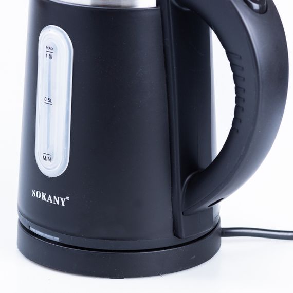 Електрочайник Sokany SK-0808 1200W Black | Зображення 3