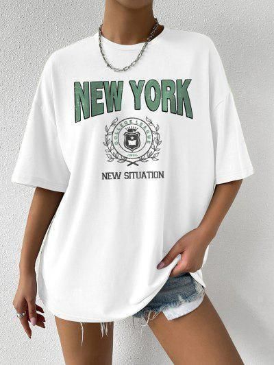 Футболка жіноча з принтом повсякденна XL Білий