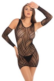 Сукня THROW DOWN 3PC MINI DRESS BLACK, OS