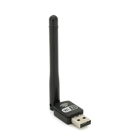Бездротовий мережний адаптер з антеною Wi-Fi-USB LV-UW11RK-2DB RTL8188, 150Mbps, 2.4 GHz, Win10/8.1/8/7/XP, Mac OSX 10.7~10.10 and