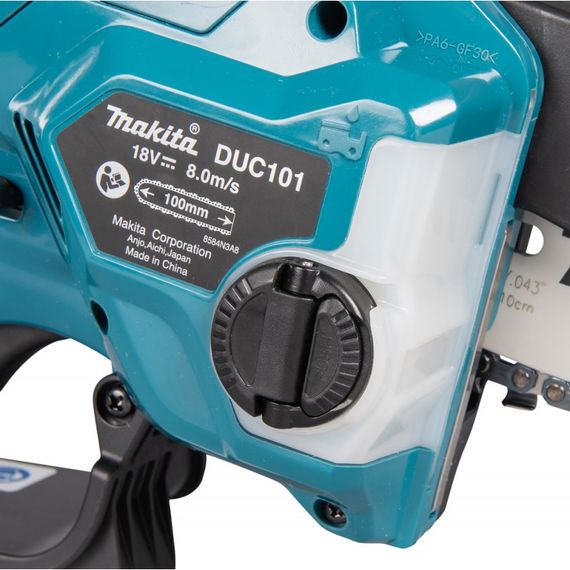 Пила ланцюгова акумуляторна MAKITA DUC101Z 18V 100мм без АКБ и ЗП | Зображення 1