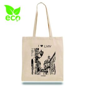 Екошопер BookOpt BK4017 I Love Lviv бежевий