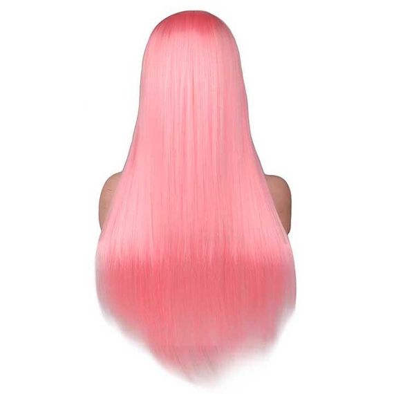 Парик ровный аниме c длинной челкой "Рыжая бесстыжая" - 70см - Рыжий | Зображення 8