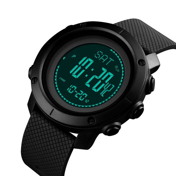 Skmei 1427BK Black + Compass | Зображення 3